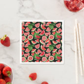 Watercolour Watermelon Napkins – Summer Party スタンダードカクテルナプキン (インサイチュ)
