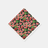 Watercolour Watermelon Napkins – Summer Party スタンダードカクテルナプキン (角)