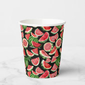 Watercolour Watermelon Paper Cups – Summer Party 紙コップ (左)