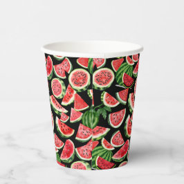 Watercolour Watermelon Paper Cups – Summer Party 紙コップ