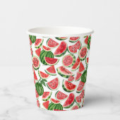 Watercolour Watermelon Paper Cups – Summer Party 紙コップ (裏面)