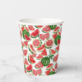 Watercolour Watermelon Paper Cups – Summer Party 紙コップ