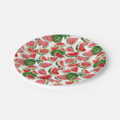 Watercolour Watermelon Paper Plates – Summer Party ペーパープレート (アングル)