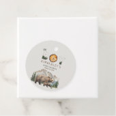 Watercolour Woodland  Oh Boy Bear Baby Shower フェイバータグ (インサイチュ)