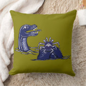 WaterDragonAndMonsterCani装飾用クッション クッション (ブランケット)