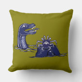 WaterDragonAndMonsterCani装飾用クッション クッション (正面)