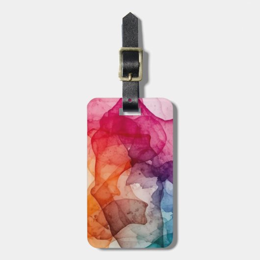 Watered Colour ラゲッジタグ (正面縦)