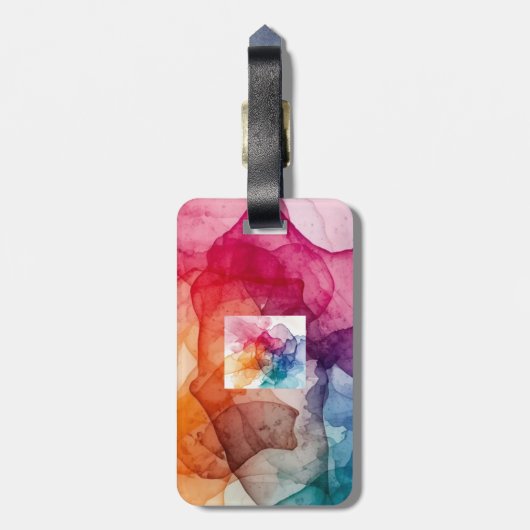 Watered Colour ラゲッジタグ (裏面縦)