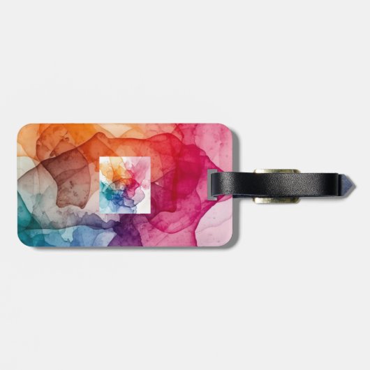 Watered Colour ラゲッジタグ (裏面横)