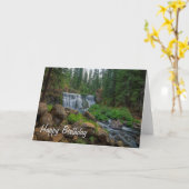 WATERFALL -ハッピーバースデー カード (黄色い花)