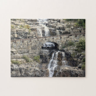 Waterfall at Glacier National Park ジグソーパズル
