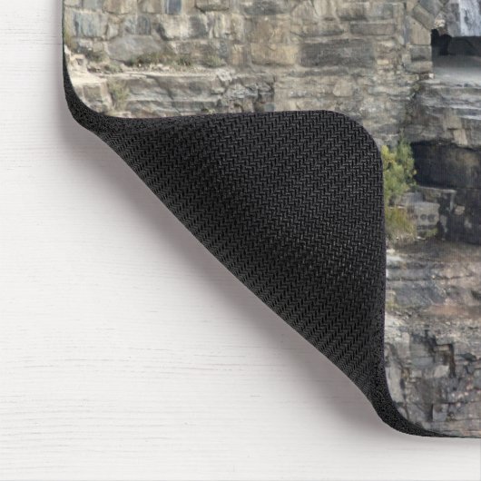 Waterfall at Glacier National Park マウスパッド (コーナー)