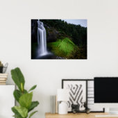 Waterfall forest ポスター (ホームオフィス)