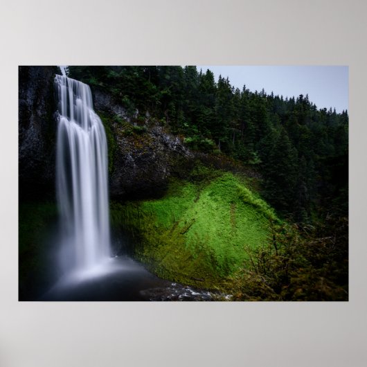 Waterfall forest ポスター (正面)