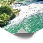 Waterfall in Krka National Park - Dalmatia,Croatia ポスター (角)