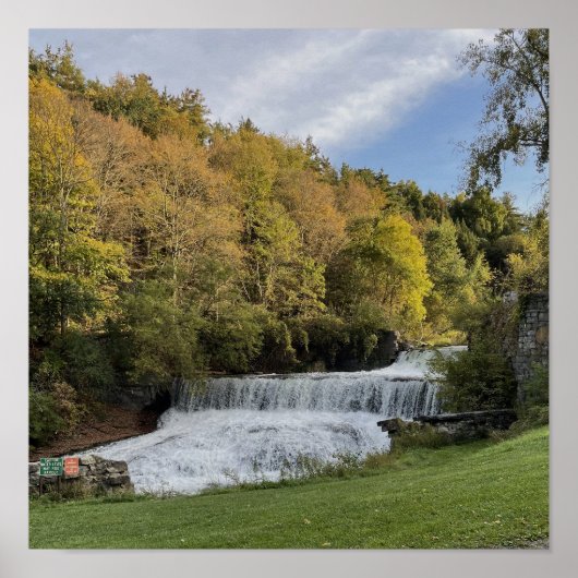 Waterfall in New Yorkポスター ポスター (正面)