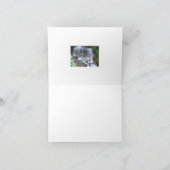 "WATERFALL" NOTECARD (PHOTO) カード (内部)