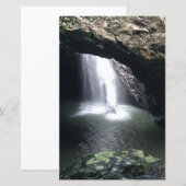 Waterfall Photograph Scrapbook Paper (正面/裏面)