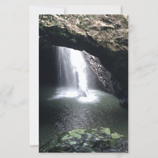 Waterfall Photograph Scrapbook Paper (正面)