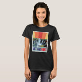 Waterfall Souvenir Africa Victoria Falls Zimbabwe  Tシャツ (正面フル)