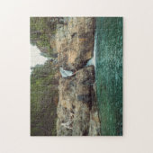 Waterfall Strathcona Park Vancouver Island ジグソーパズル (縦)