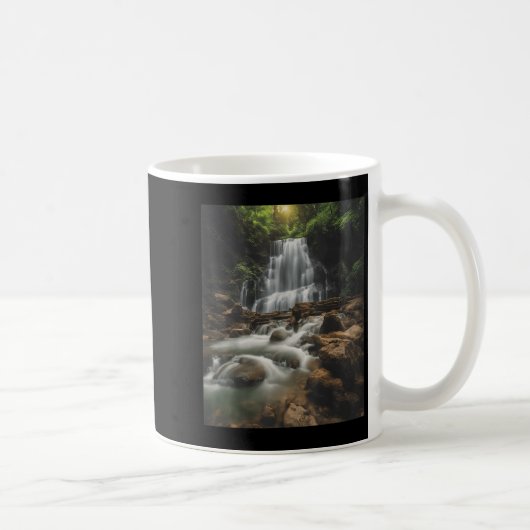Waterfall Style Life_ Pastel Falls And Nature Call コーヒーマグカップ (右)
