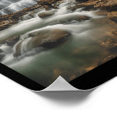 Waterfall Style Life_ Pastel Falls And Nature Call ポスター (角)