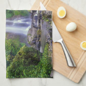 Waterfalls | Bali, Indonesia キッチンタオル (四つ折り)