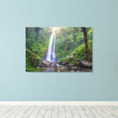 Waterfalls | Bali, Indonesia キャンバスプリント (インサイチュ (ウッドフロア))
