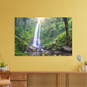 Waterfalls | Bali, Indonesia キャンバスプリント (インサイチュ (リビング))