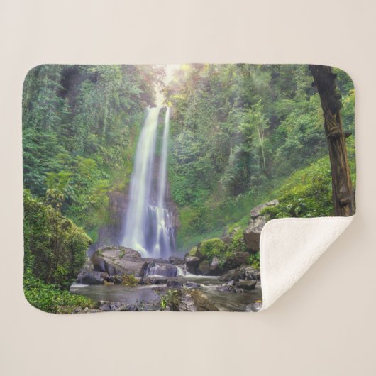 Waterfalls | Bali, Indonesia シェルパブランケット (正面(横))