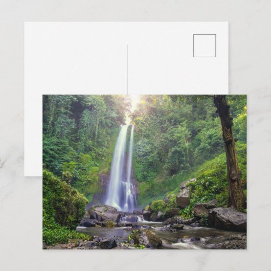 Waterfalls | Bali, Indonesia ポストカード (正面/裏面)