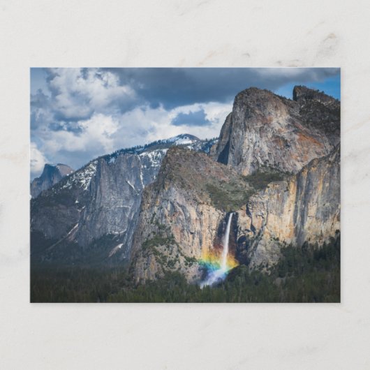 Waterfalls | Bridal Veil Falls Yosemite California ポストカード (正面)