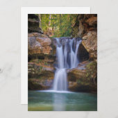 Waterfalls | Cedar Falls, Ohio サンキューカード (正面/裏面)