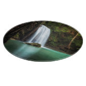 Waterfalls | Erawan Waterfall, Thailand カッティングボード (角)