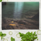 Waterfalls | Erawan Waterfall, Thailand キッチンタオル (折り畳み)