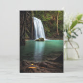 Waterfalls | Erawan Waterfall, Thailand サンキューカード (スタンド正面)