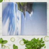 Waterfalls | Faroe Islands, Denmark キッチンタオル (折り畳み)