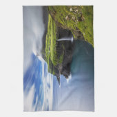 Waterfalls | Faroe Islands, Denmark キッチンタオル (縦)