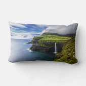Waterfalls | Faroe Islands, Denmark ランバークッション (裏面)