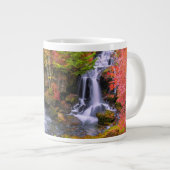 Waterfalls | Faucet Waterfalls Nikko Japan Fall ジャンボコーヒーマグカップ (正面右)