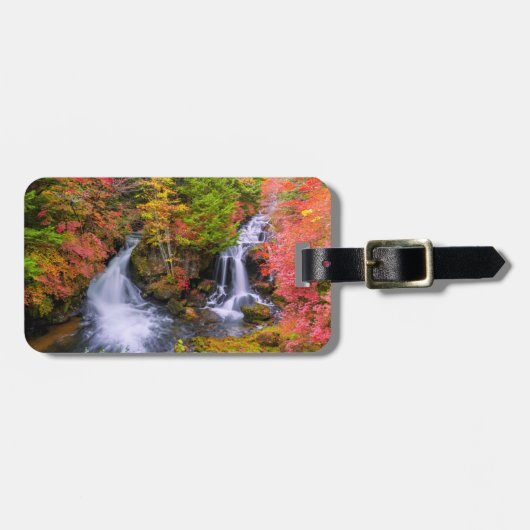 Waterfalls | Faucet Waterfalls Nikko Japan Fall ラゲッジタグ (正面横)