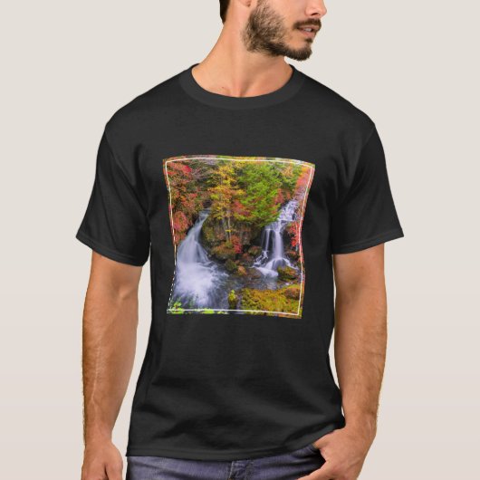 Waterfalls | Faucet Waterfalls Nikko Japan Fall Tシャツ (正面)