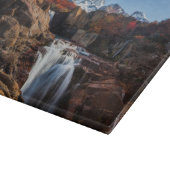 Waterfalls | Fitz Roy Mountain, Argentina カッティングボード (角)