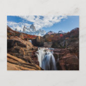 Waterfalls | Fitz Roy Mountain, Argentina ポストカード (正面)