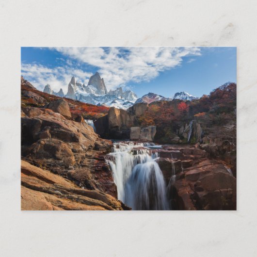 Waterfalls | Fitz Roy Mountain, Argentina ポストカード (正面)