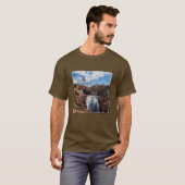 Waterfalls | Fitz Roy Mountain, Argentina Tシャツ (正面フル)