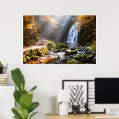 Waterfalls | Gleno, Northern Ireland ポスター (ホームオフィス)