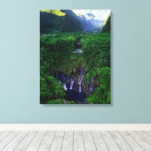 Waterfalls | Grand Galet Falls キャンバスプリント (インサイチュ (ウッドフロア))