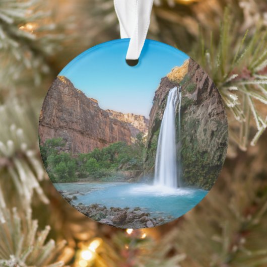 Waterfalls | Havasu Falls at Sunset オーナメント (ツリー)